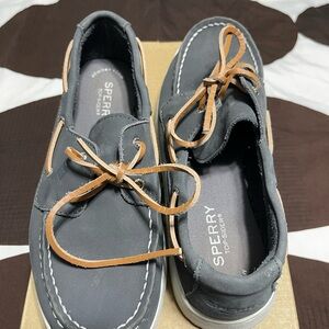Sperry Men's Gray and Tan Boat Shoes